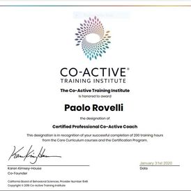 Being aware of yourself and the impact you have on others, being able to strengthen professional and personal relationships also in the most complex situations. Being conscious of your potential and able to express it at the highest level, using your purpose as the engine of your personal and professional growth and evolution, a dream that becomes reality every day!
This is the purpose of my coaching to inspire, strengthen and empower!

I am a Professional Certified Coach PCC from the International Coaching Federation ICF and studied coaching within the Co-Active Training Institute, where I had the chance to meet with the founders.

I partner with leaders and teams to generate a climate of new possibilities through boosting confidence, motivation and collaboration.